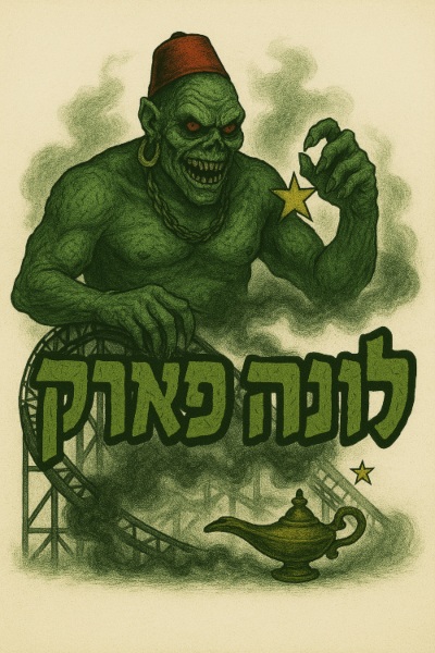 אייקון מפחיד של לונה פארק