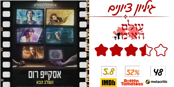 ביקורת - אסקייפ רום השלב הבא - עולם האימה (3.5 מתוך 5)